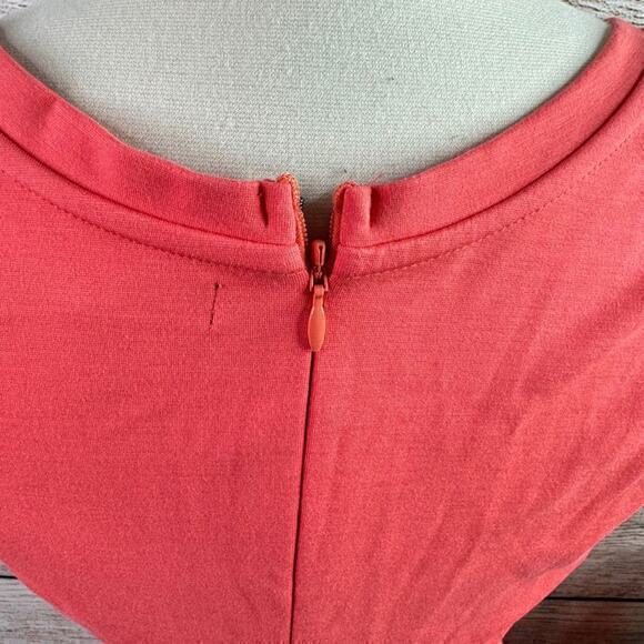 Banana Republic Women's Size 2 Coral Fit & Flare Mini Dress - Picture 9 of 9